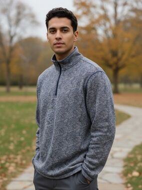 Bugatchi Nave 1/4 Zip Pullover